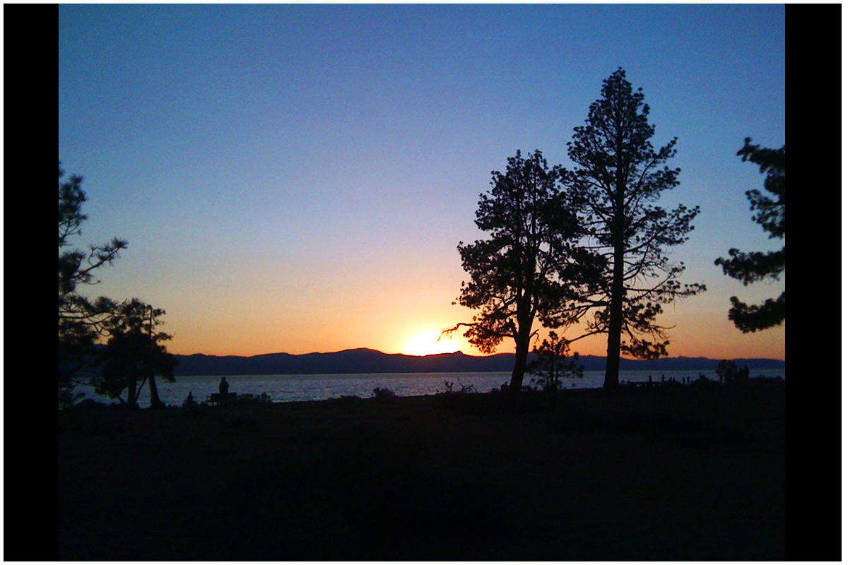 Sunset at Nevada Beach, South Lake Tahoe