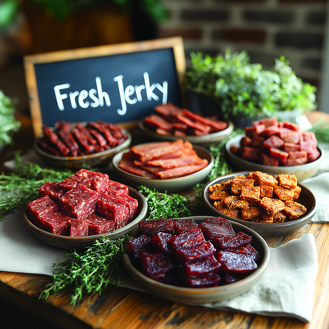 Homemade Jerky – Beef, Turkey, and Pork Varieties