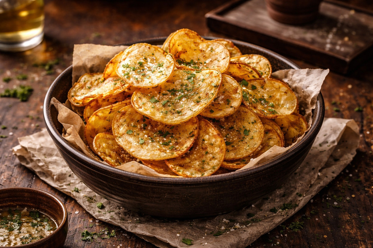 House-made potato chips