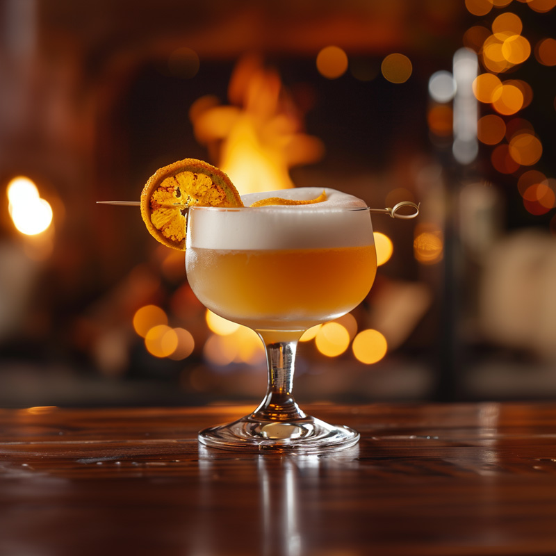 Ember Sour bourbon cocktail