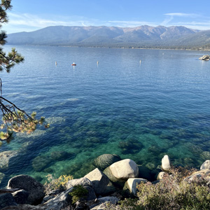 Clear mountain water